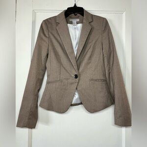 H&M Women’s Tailored Plaid Blazer Size 2